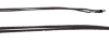 Leather thong - Black 
